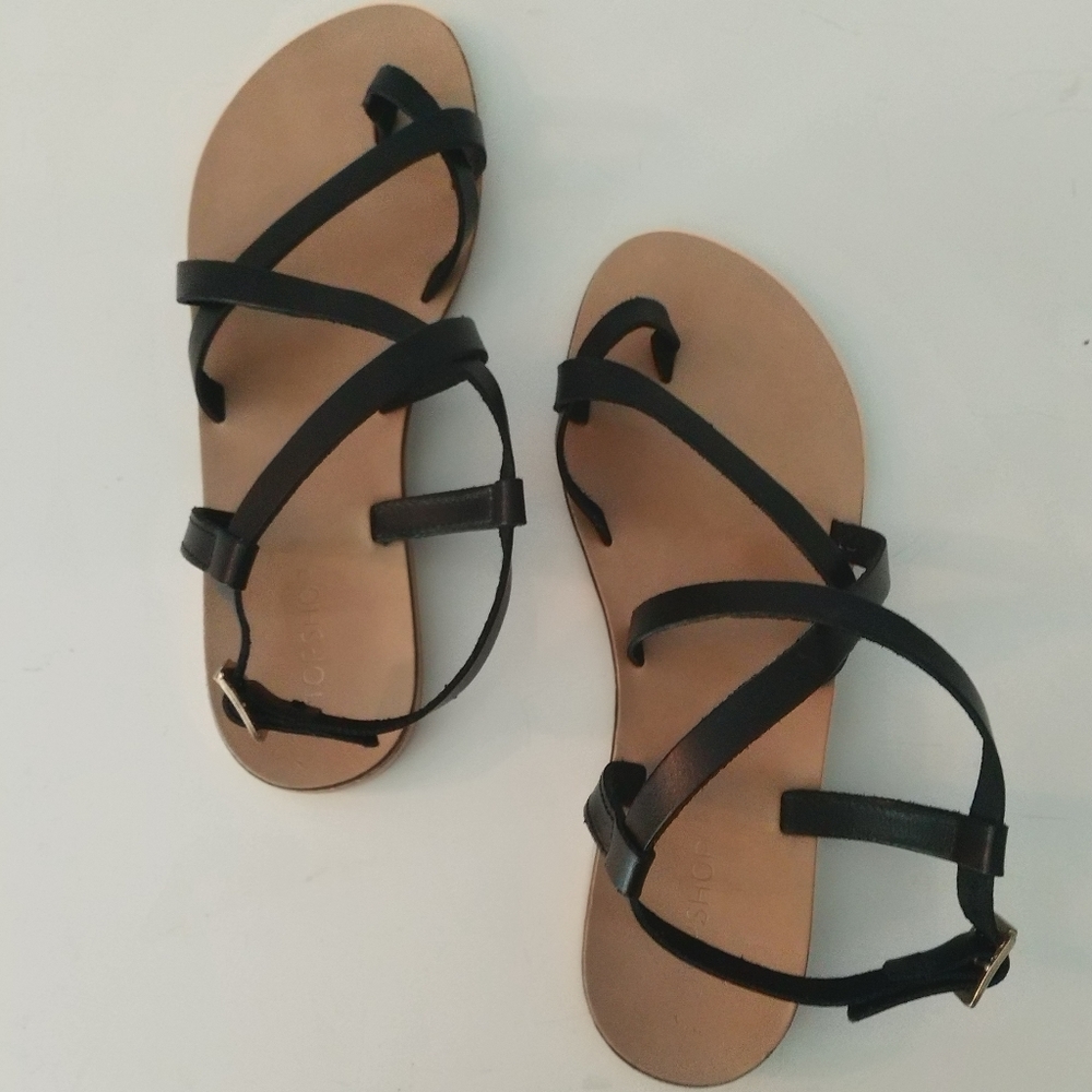 NWOT Topshop Hiccup Strappy Toe Ring Arcadia - Picture 4 of 12